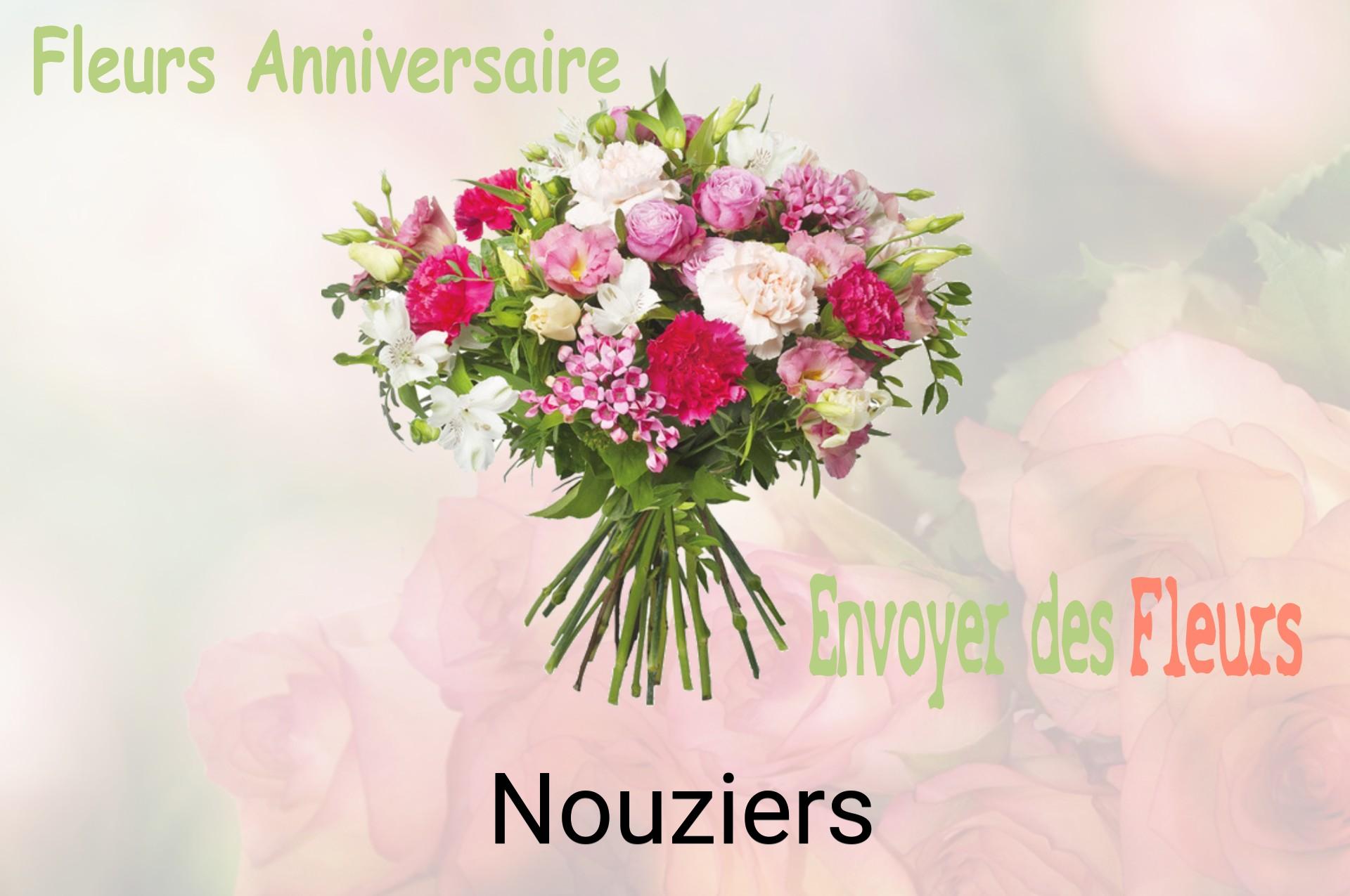 Bouquet de fleurs d’anniversaire livré à Nouziers